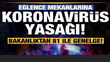 Eğlence merkezlerinin faaliyetleri durduruldu