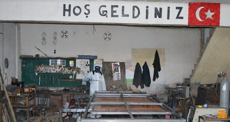 Havza Sanayi sitesi dezenfekte edildi!