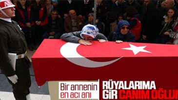Şehit annesinin yürek yakan feryadı