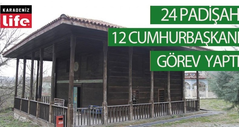 Samsun’da Ahşap Camii 424 yıldır ayakta