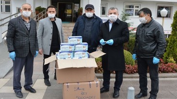 Havzalıların maskesi hayırsever İş adamından