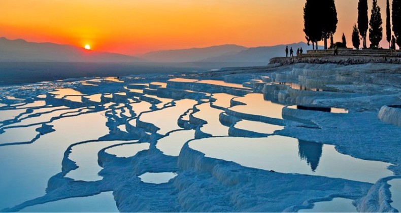 Korona virüs Pamukkale travertenlerine yaradı
