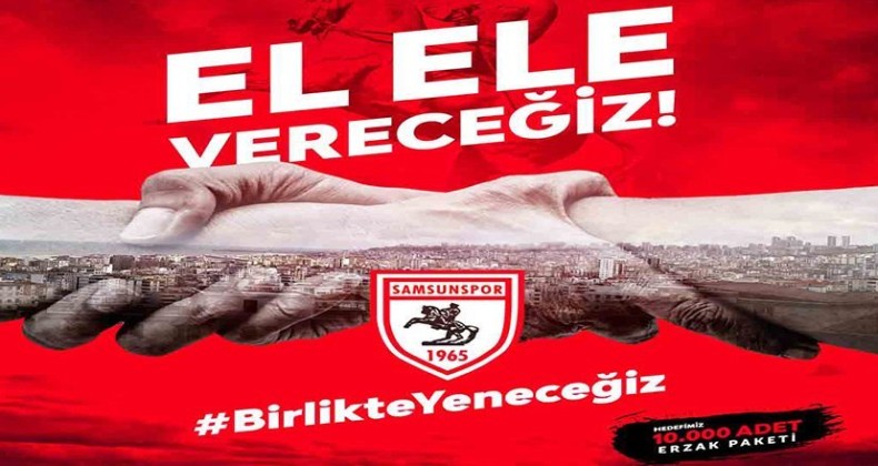 Samsunspor’dan örnek kampanya