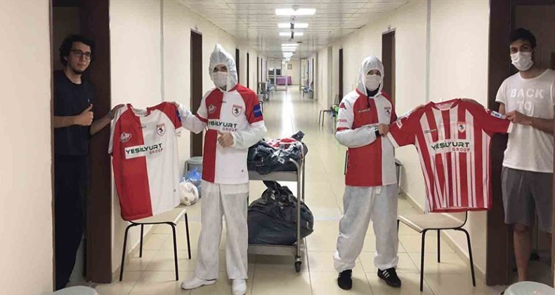 Samsunspor’dan karantinadaki öğrencilere forma