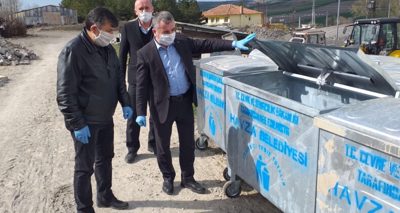 Çevre Bakanlından Havza’ya100 adet çöp konteynırı
