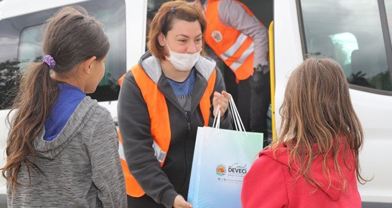 Atakum’da çocuklar bayrama mutlu giriyor!