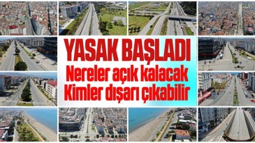 3 günlük sokağa çıkma yasağı başladı