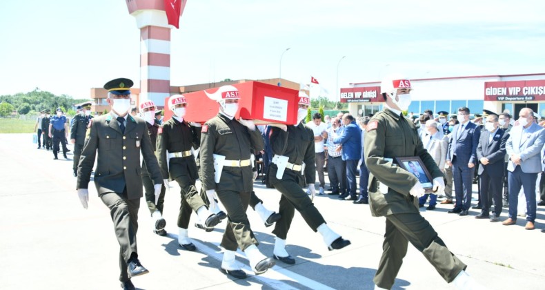 Şehidimiz Samsun’da