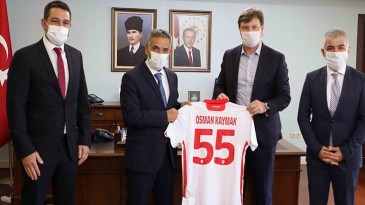 Vali Kaymak’a veda ziyaretleri