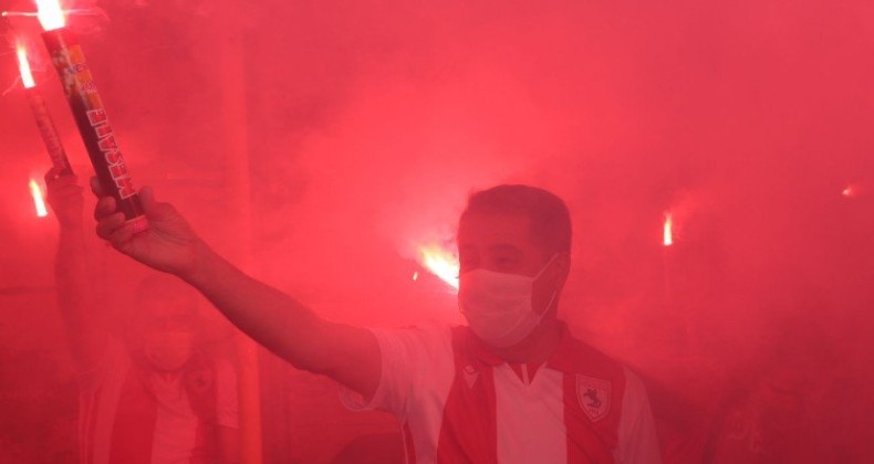 Atakum’da bin meşale Samsunspor için yandı