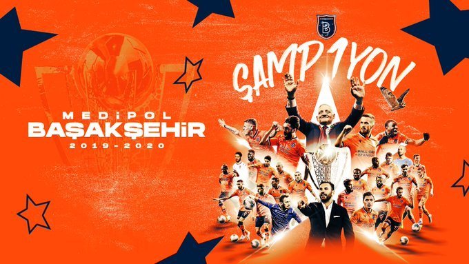 Başakşehir şampiyon oldu