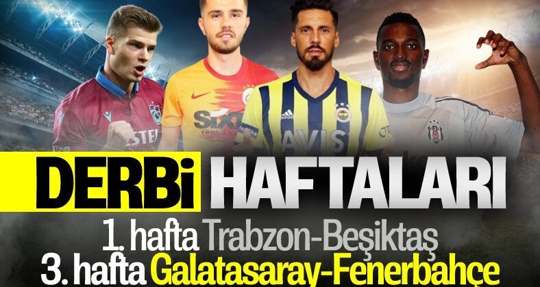 Süper Lig’de derbi haftaları