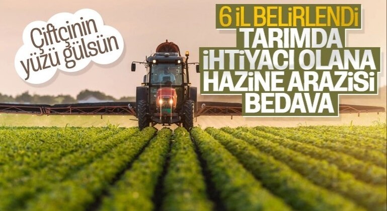 Samsun’da çiftçilere hazine arazisi bedava verilecek!