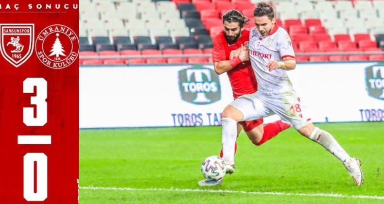 Yılport Samsunspor – Ümraniyespor’u 3-0 yendi