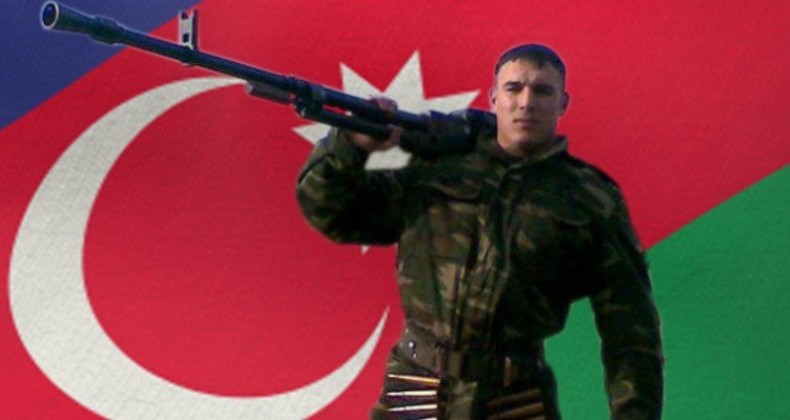 Mübariz İbrahimov’un şehit olduğu karakola Azerbaycan bayrağı çekildi