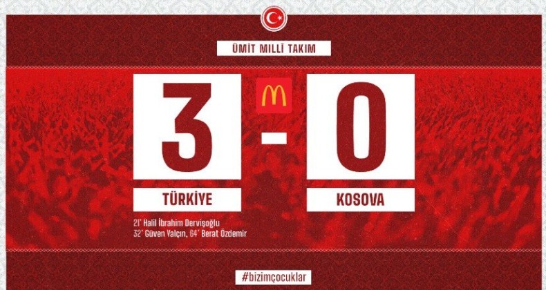 Ümit Milli Takım Samsun’da destan yazdı