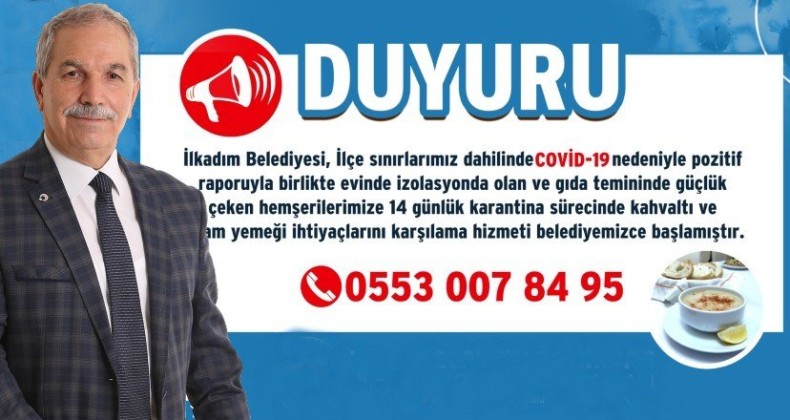 Başkan Demirtaş’tan karantinadaki vatandaşlara yemek