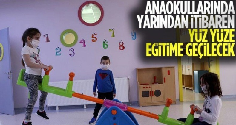 MEB: Yarından itibaren yüz yüze eğitime geçilecek