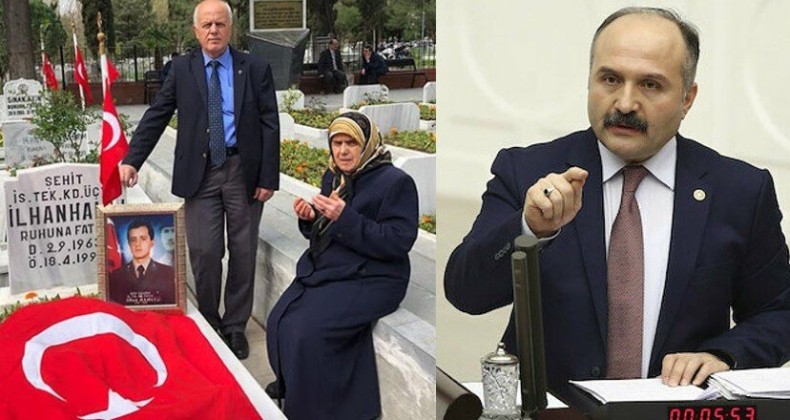 Şehit ailesine mezar parası iade edildi!