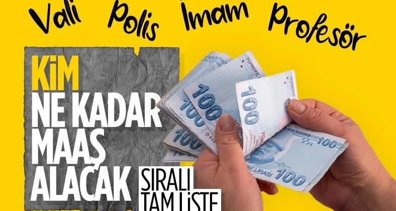 Memur maaşları belli oldu