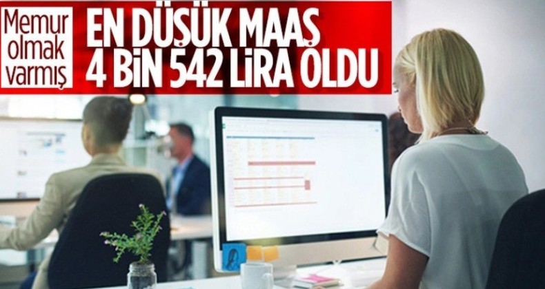 2021 yılı en düşük memur maaşı belli oldu