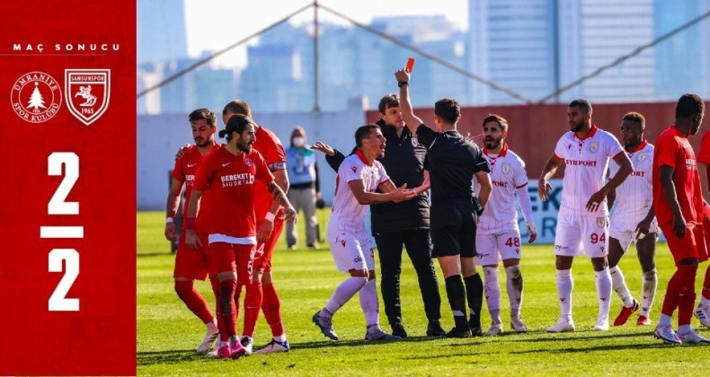 Hakem Faciası! Ümraniyespor:2 Samsunspor: 2
