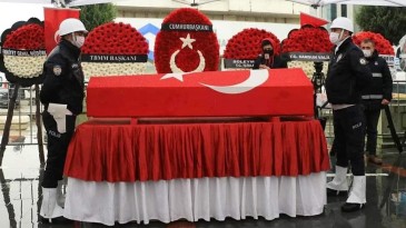 Samsun şehidini dualarla uğurladı