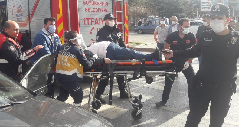 Samsun’da feci kaza!