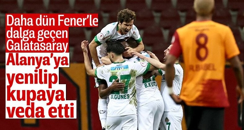 Alanyaspor Türkiye Kupası’nda Galatasaray’ı eledi