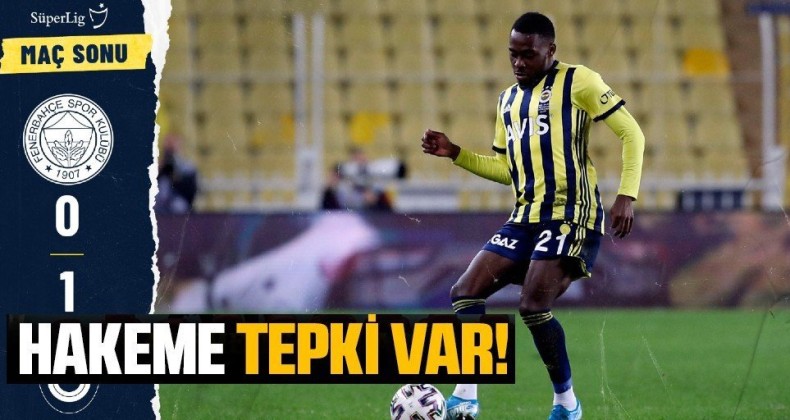 Fenerbahçe: 0 Galatasaray:1