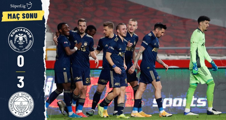 Fenerbahçe, Konyaspor’u ezdi geçti