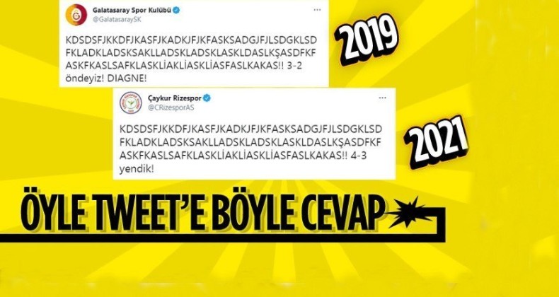 Rizespor, Galatasaray’ı şarampole attı!