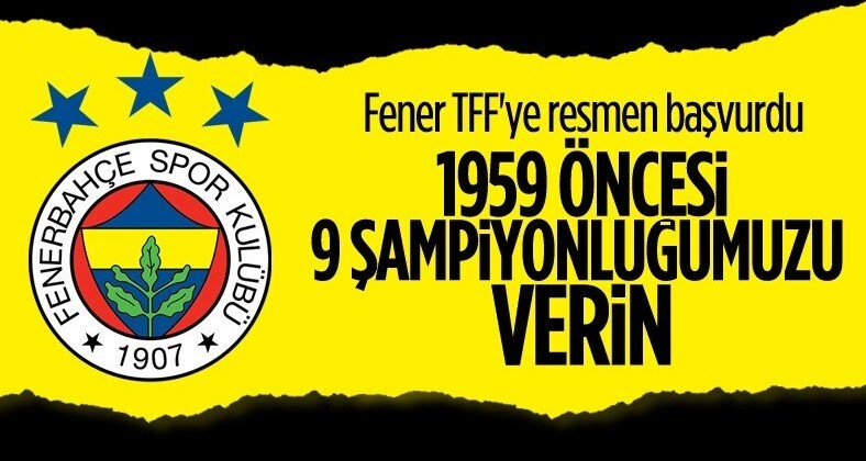 Fenerbahçe sayılmayan şampiyonluklarını istiyor