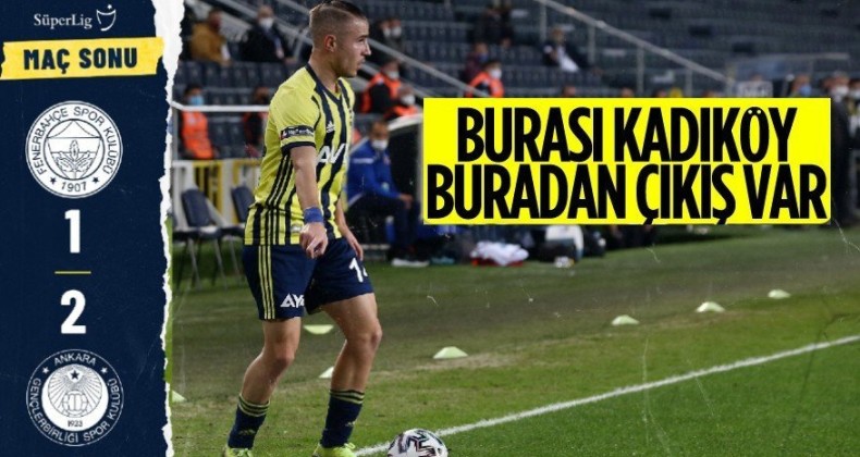 Fenerbahçe komada!