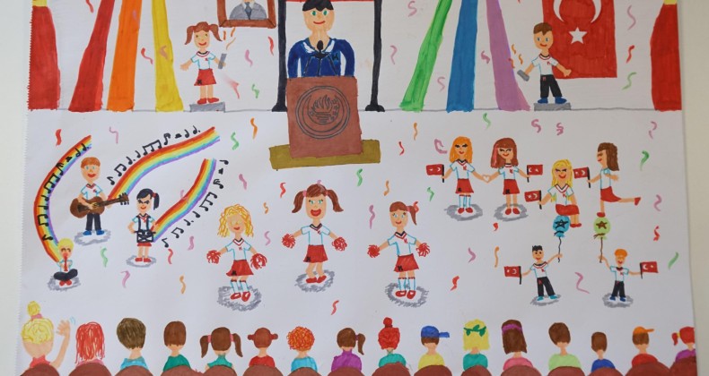 “23 Nisan ve Atatürk”ü sanatla anlattılar