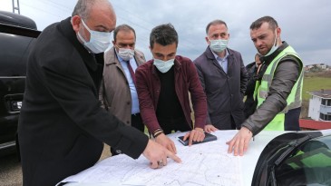 Canik Belediyesi, yol açma çalışmalarını sürdürüyor