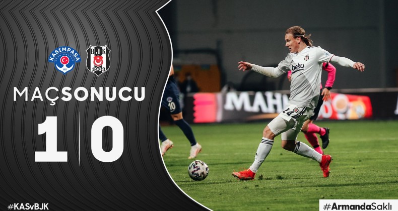 Beşiktaş İstanbul’da Kasımpaşa’ya mağlup oldu