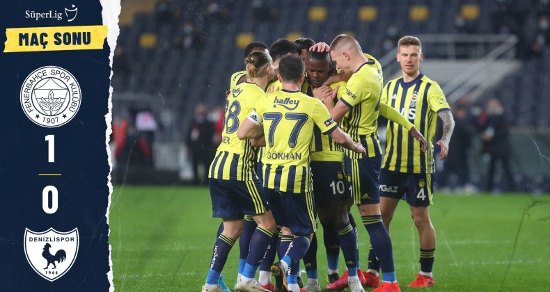 Fenerbahçe, Kadıköy’de Samatta ile güldü