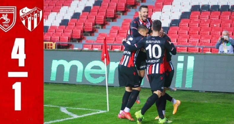 Yılport Samsunspor:4 Bursaspor:1