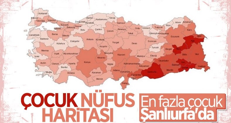 Türkiye’de çocuk nüfusu batıda düşüyor, doğuda artıyor!