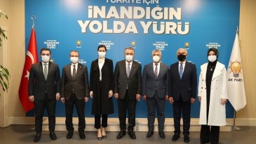 AK PARTİ SAMSUN’DAN GENEL MERKEZ’DE ZİYARET TURU