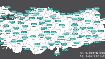 İllere göre haftalık vaka sayıları açıklandı