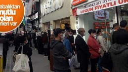 Mecidiye’ de kapanma öncesi alışveriş yoğunluğu!