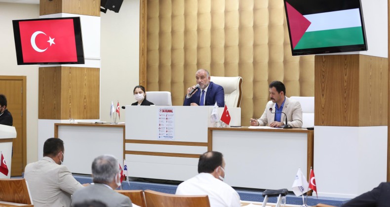 Canik Belediye Meclisi’nden Filistin’e Destek