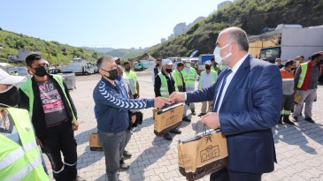 Başkan Sandıkçı’dan Personele Bayram Ziyareti