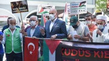 Tekkeköy’de Kudüs çığlığı  