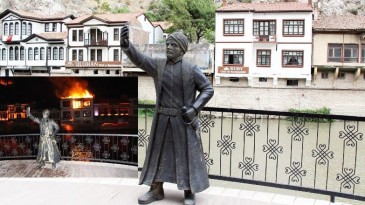 Amasya’da 150 yıllık tarihi konak kül oldu!