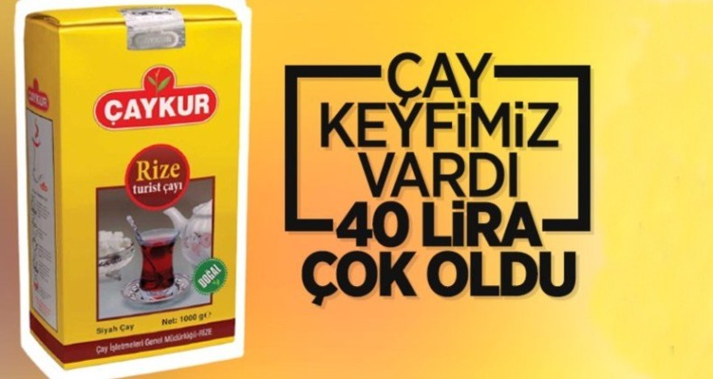 ÇAYKUR çaya zam yaptı!