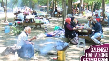 Samsunlular piknik alanlarına akın etti