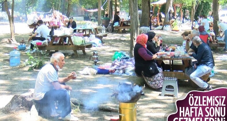 Samsunlular piknik alanlarına akın etti